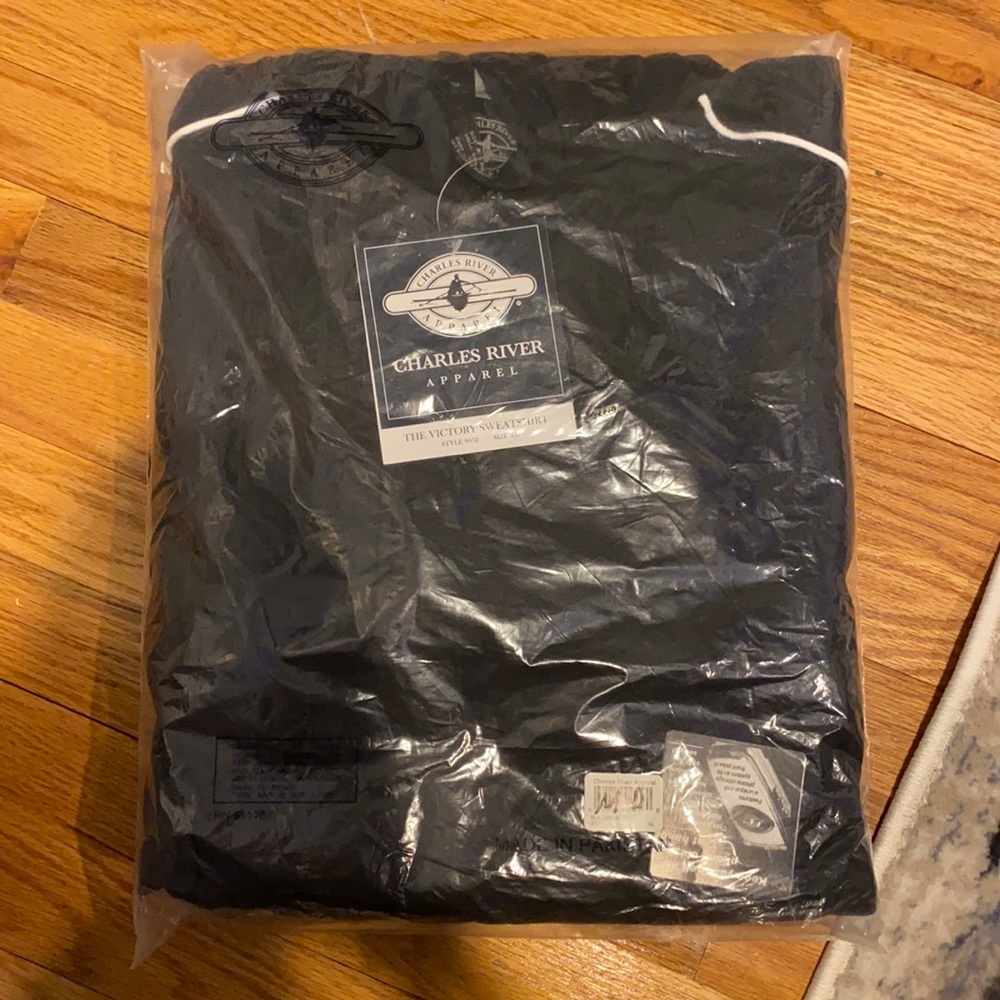Black quarter zip hoodie